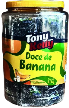 Pote de doce de banana