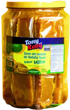 Pote de doce de batata doce sabor milho