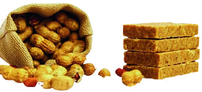 Paçoca de amendoim a granel