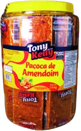 Pote de paçoca de amendoim